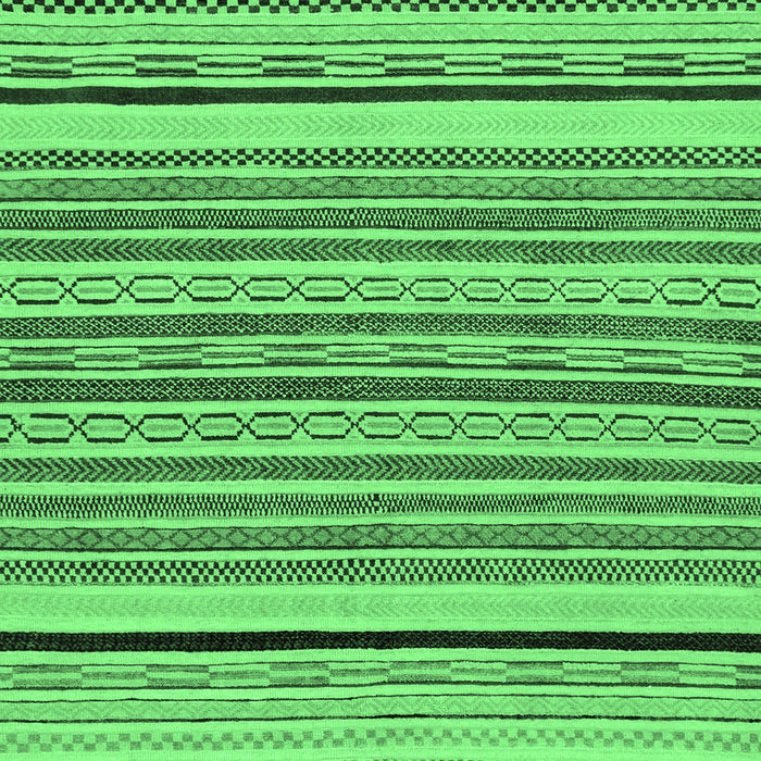 Machine Washable Abstract Emerald Green Modern Area Rugs, wshabs2286emgrn