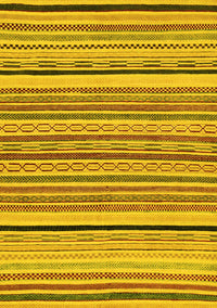 Abstract Yellow Modern Rug, abs2286yw