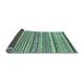 Sideview of Abstract Light Blue Modern Rug, abs2286lblu