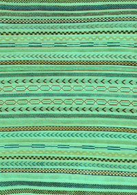 Abstract Turquoise Modern Rug, abs2287turq