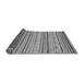 Sideview of Abstract Gray Modern Rug, abs2287gry