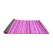 Sideview of Abstract Purple Modern Rug, abs2287pur