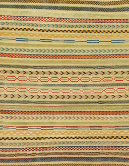 Abstract Golden Brown Yellow Modern Rug, abs2287