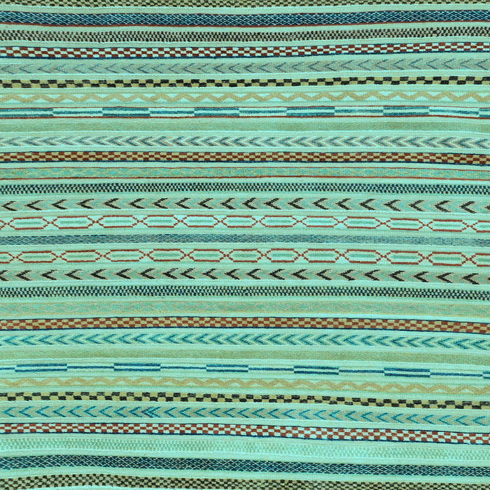 Square Machine Washable Abstract Light Blue Modern Rug, wshabs2287lblu