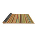 Sideview of Abstract Red Modern Rug, abs2288