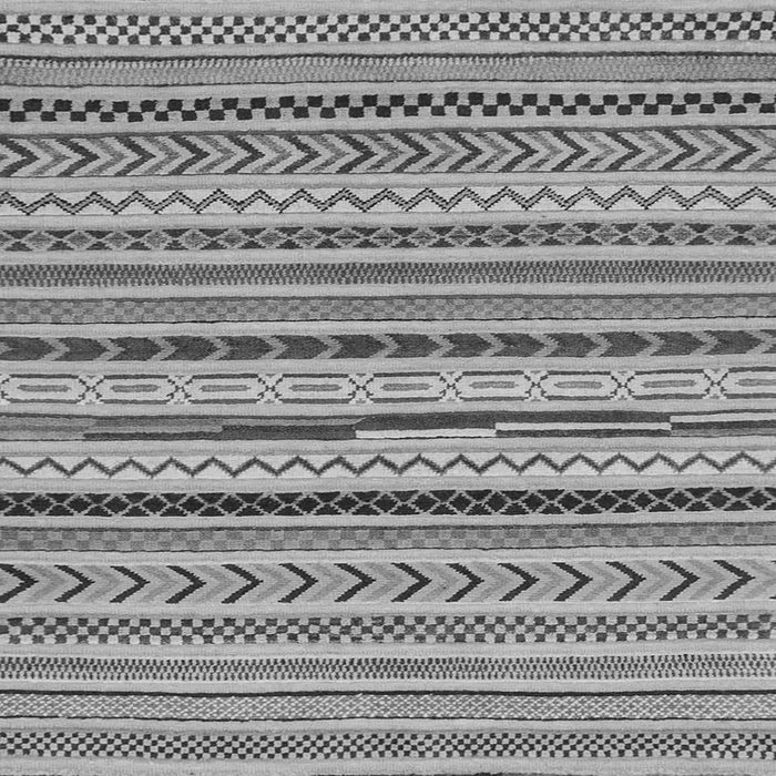 Square Abstract Gray Modern Rug, abs2288gry