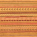 Square Abstract Orange Modern Rug, abs2288org