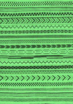 Abstract Emerald Green Modern Rug, abs2288emgrn