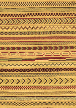 Abstract Brown Modern Rug, abs2288brn