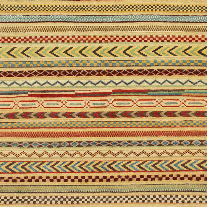 Square Abstract Red Modern Rug, abs2288