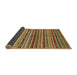 Sideview of Abstract Gold Modern Rug, abs2289