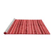 Modern Red Washable Rugs