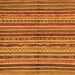 Square Abstract Orange Modern Rug, abs2289org