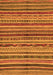 Machine Washable Abstract Orange Modern Area Rugs, wshabs2289org