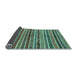 Sideview of Abstract Light Blue Modern Rug, abs2289lblu