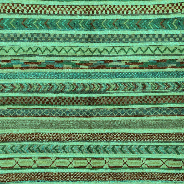 Machine Washable Abstract Turquoise Modern Area Rugs, wshabs2289turq