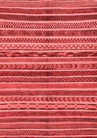 Abstract Red Modern Rug, abs2289red