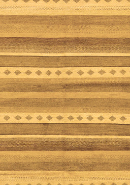 Abstract Brown Modern Rug, abs228brn