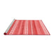 Modern Red Washable Rugs