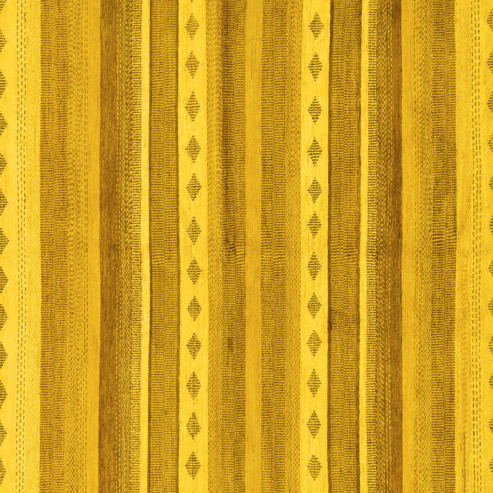 Square Abstract Yellow Modern Rug, abs228yw