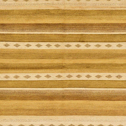 Square Abstract Orange Modern Rug, abs228