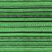 Square Abstract Emerald Green Modern Rug, abs2290emgrn