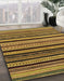 Machine Washable Abstract Yellow Rug in a Family Room, wshabs2290