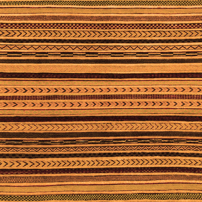 Square Abstract Orange Modern Rug, abs2290org