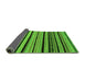 Sideview of Abstract Green Modern Rug, abs2290grn