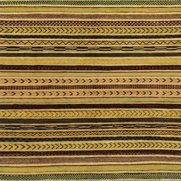 Square Machine Washable Abstract Yellow Rug, wshabs2290