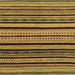 Square Abstract Yellow Modern Rug, abs2290