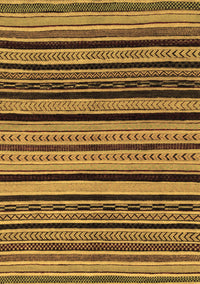 Abstract Brown Modern Rug, abs2290brn