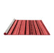 Modern Red Washable Rugs