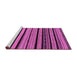 Sideview of Machine Washable Abstract Purple Modern Area Rugs, wshabs2290pur