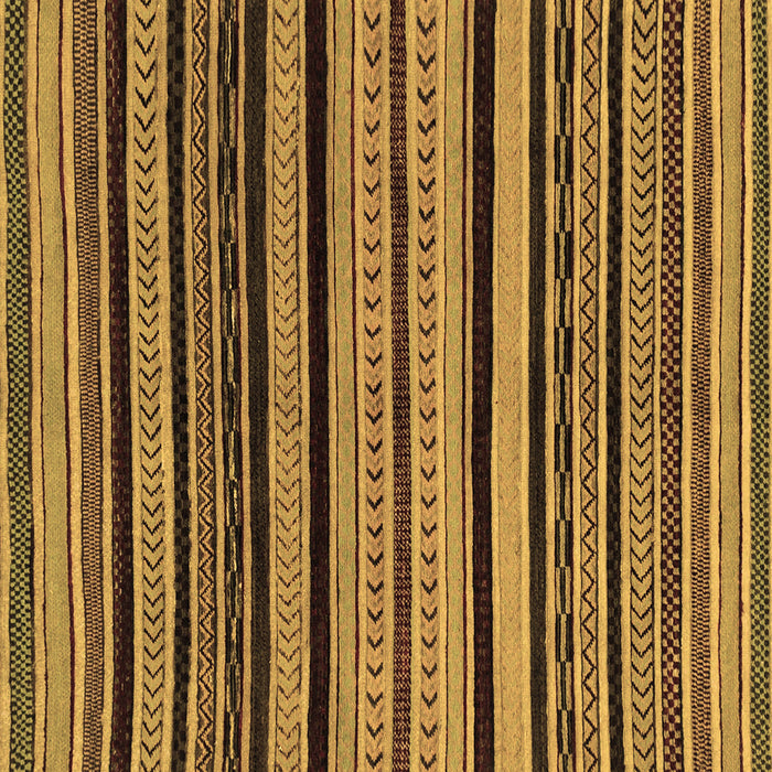 Square Abstract Brown Modern Rug, abs2290brn