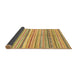 Sideview of Abstract Sedona Brown Modern Rug, abs2291