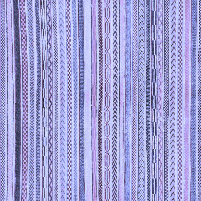 Square Abstract Blue Modern Rug, abs2291blu