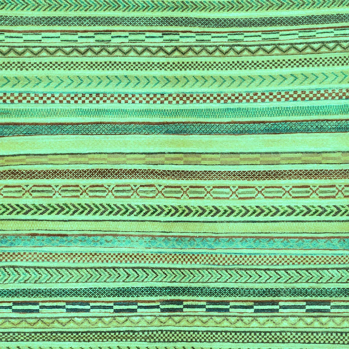 Machine Washable Abstract Turquoise Modern Area Rugs, wshabs2291turq