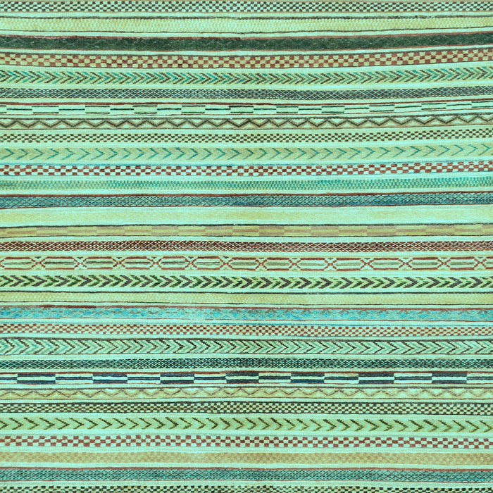 Square Abstract Light Blue Modern Rug, abs2291lblu