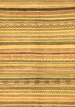 Abstract Brown Modern Rug, abs2291brn