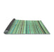 Sideview of Abstract Light Blue Modern Rug, abs2291lblu