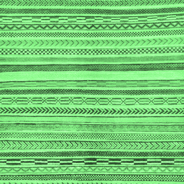 Machine Washable Abstract Emerald Green Modern Area Rugs, wshabs2291emgrn