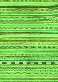 Abstract Green Modern Rug, abs2291grn