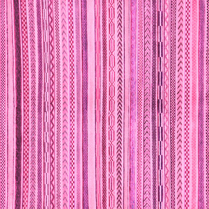 Square Machine Washable Abstract Pink Modern Rug, wshabs2291pnk