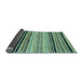 Sideview of Abstract Light Blue Modern Rug, abs2292lblu