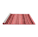 Modern Red Washable Rugs