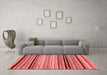 Modern Red Washable Rugs