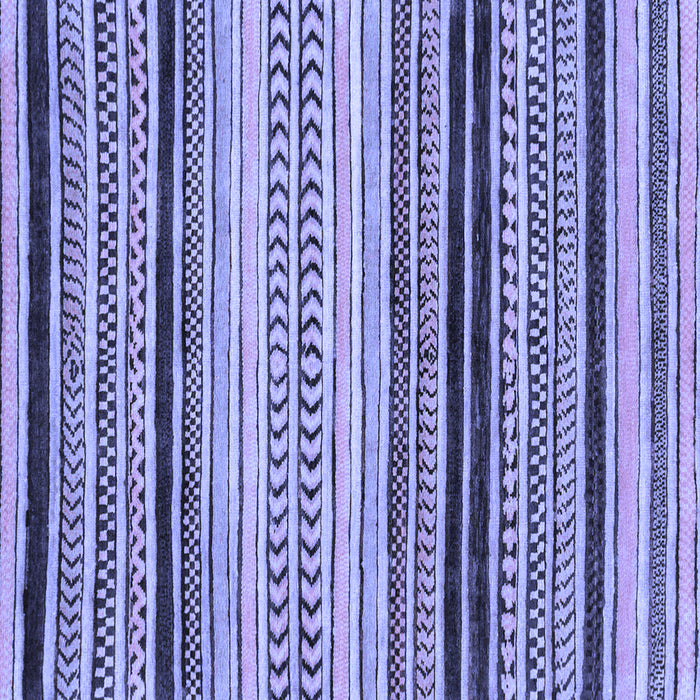 Square Abstract Blue Modern Rug, abs2292blu