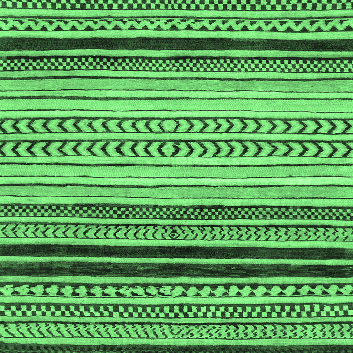 Machine Washable Abstract Emerald Green Modern Area Rugs, wshabs2292emgrn