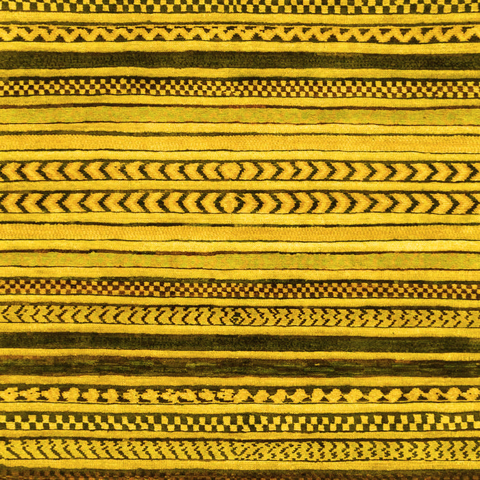 Machine Washable Abstract Yellow Modern Rug, wshabs2292yw